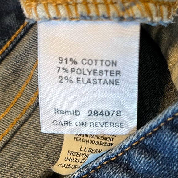 L.L. Bean Women’s True Shape High Rise Slim Leg Jeans - Picture 8 of 11